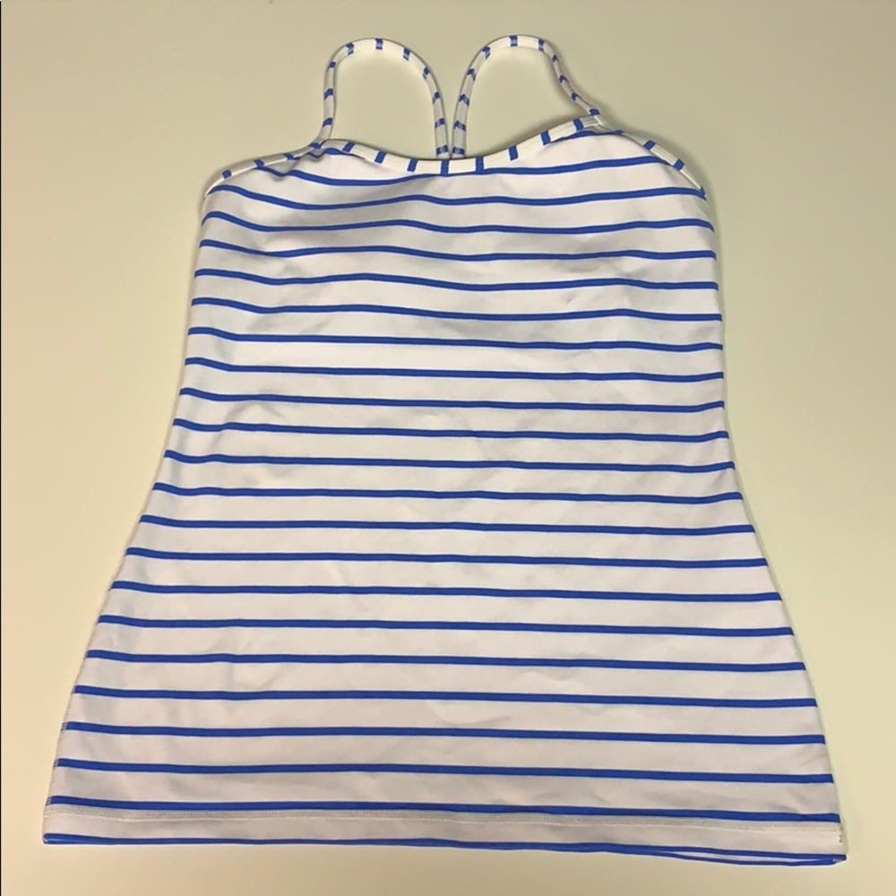Lululemon Striped Y Tank Size 8